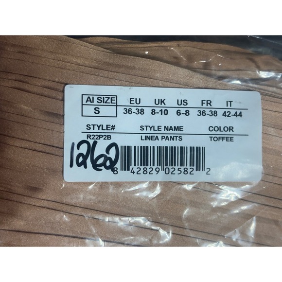 Andrea‎ Iyamah NEW Women's Linea Pleated Pants Size Small in Toffee Size Small - Picture 5 of 10